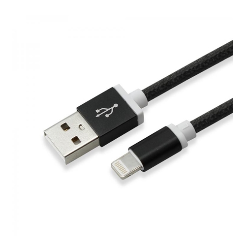 Apple Iphone kabel 1,5M sort